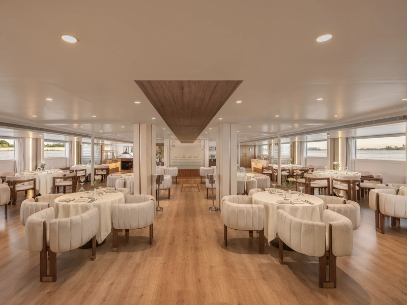 Lounge aboard the Sonesta Star Goddess Nile Cruise Nile cruise